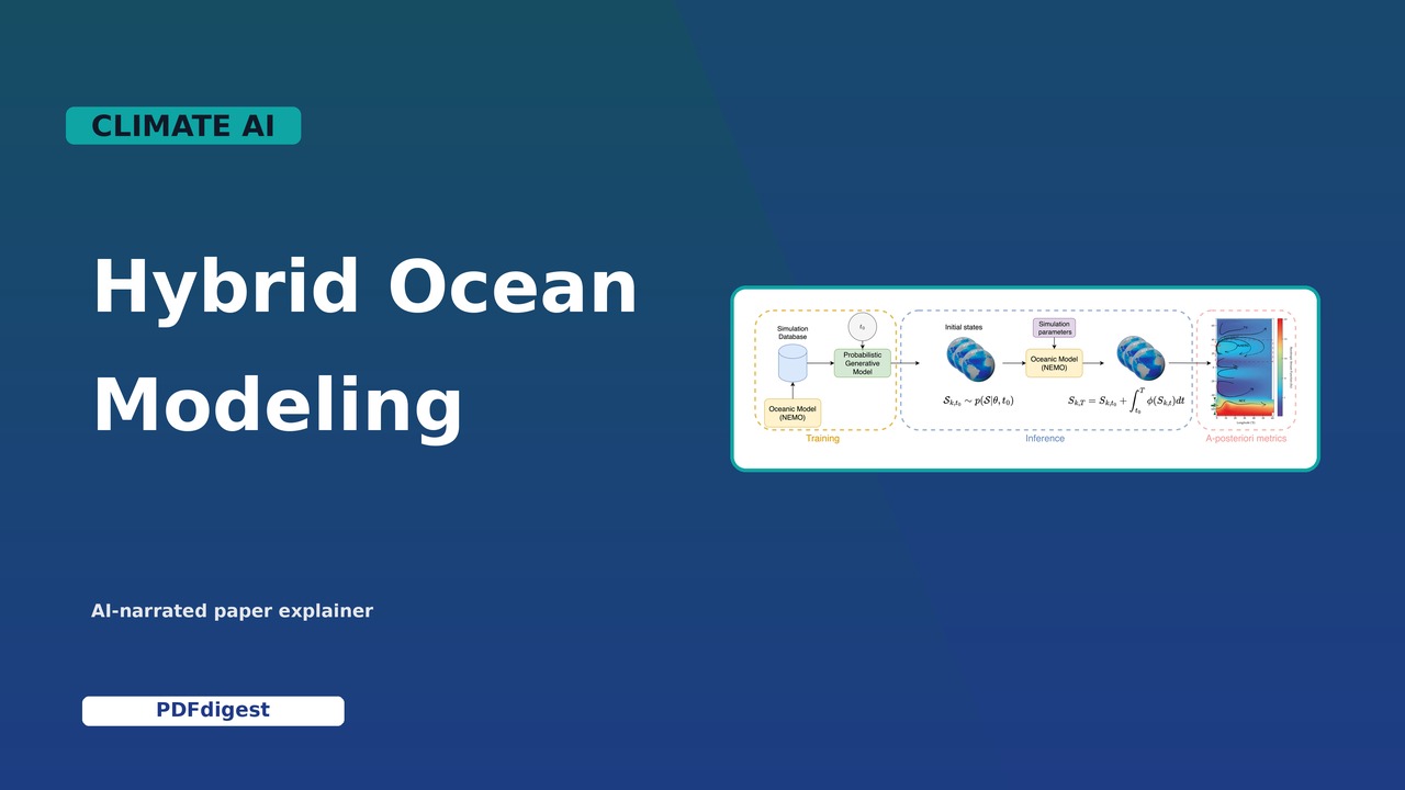 Learning to generate physical ocean states: Towards hybrid climate modeling visual preview