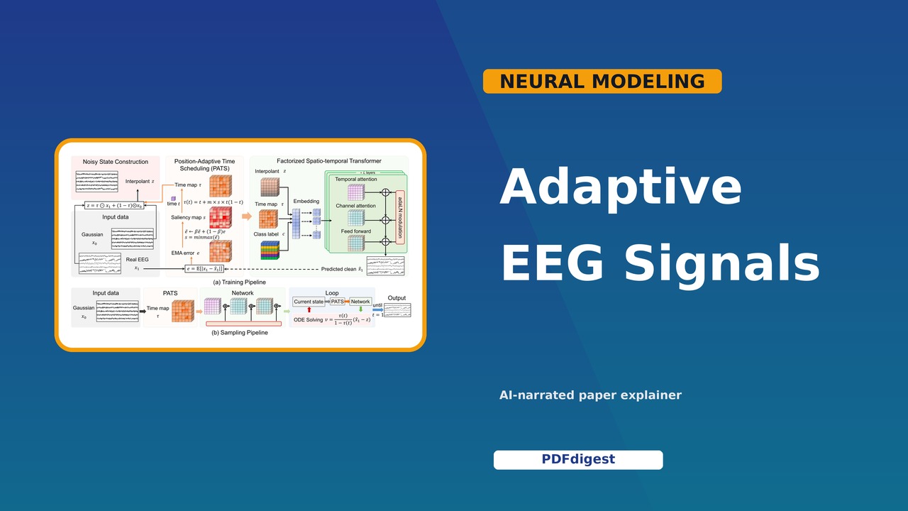 NOT ALL EEG MOMENTS ARE EQUAL: POSITION-ADAPTIVE TIME SCHEDULING FOR EEG GENERATION A PREPRINT visual preview