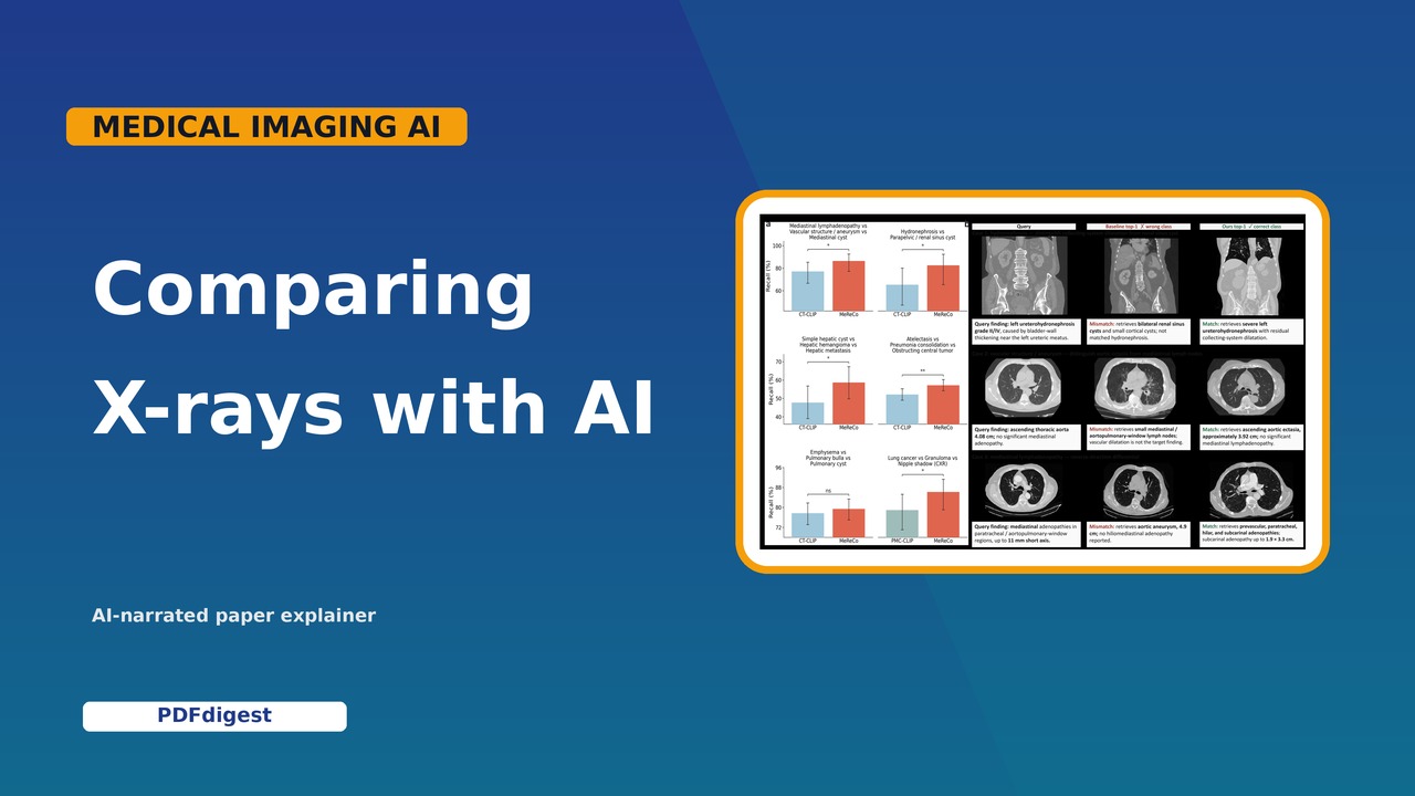 A Vision-language Framework for Comparative Reasoning in Radiology visual preview
