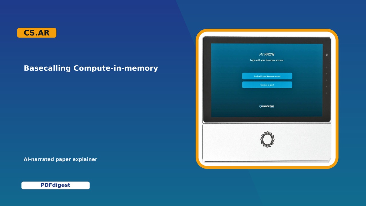 CiMBA Speeds Genome Sequencing with On-Device Basecalling visual preview