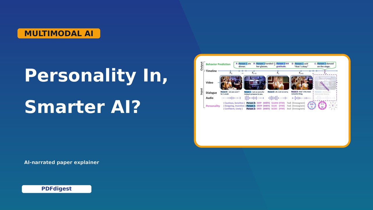 Personality-aware Human-centric Multimodal Reasoning: A New Task, Dataset and Baselines visual preview