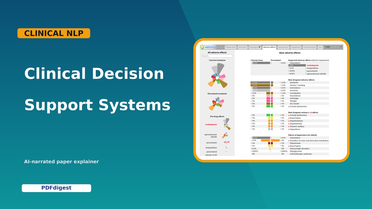 ABiMed: An intelligent and visual clinical decision support system for medication reviews and polypharmacy management visual preview