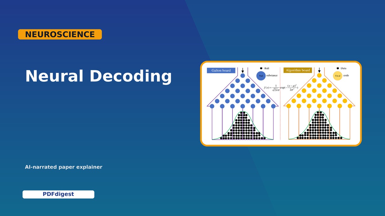 An Algorithm Board in Neural Decoding visual preview