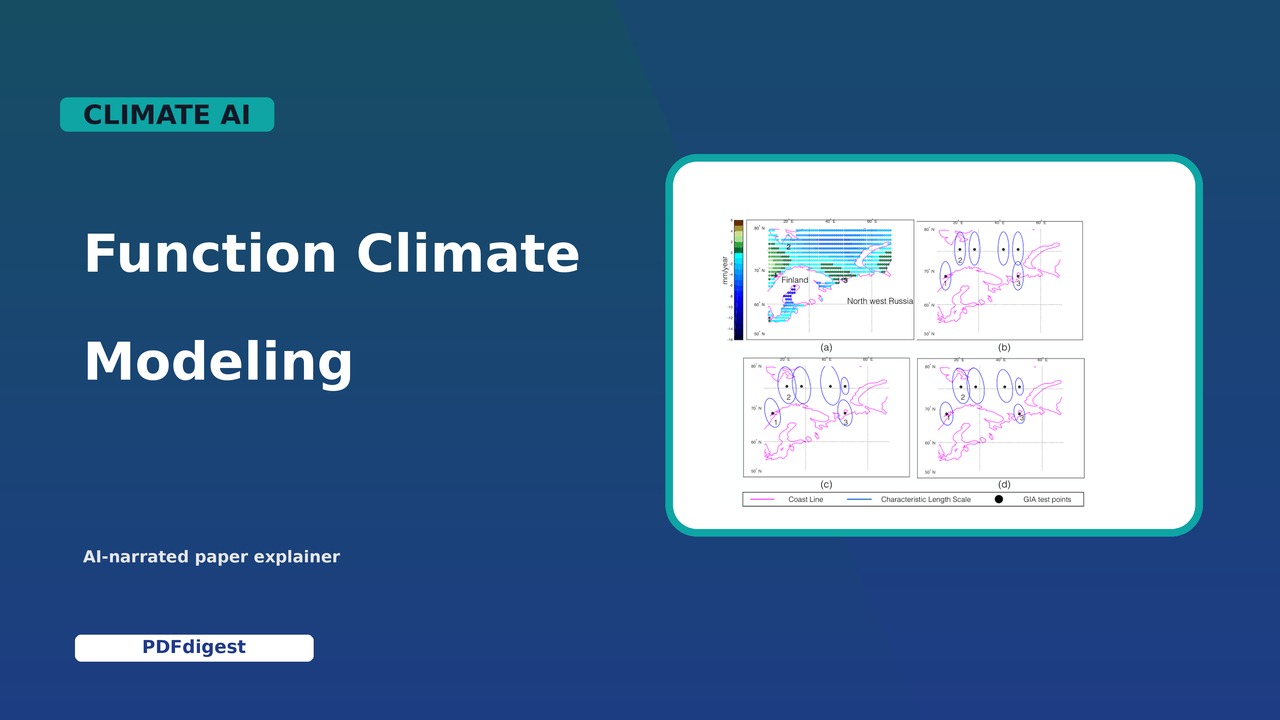 Intrinsic Non-stationary Covariance Function for Climate Modeling visual preview